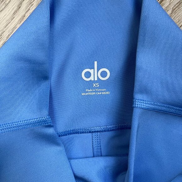 ALO 7/8 High-Waist Airlift Leggins Crystal Clear Blue Size XS VGUC - Picture 4 of 5